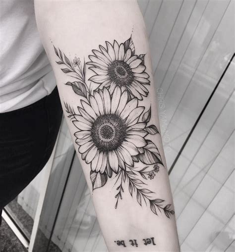 Sunflower Tattoo Sunflower Tattoo Tattoos Sunflower Tattoos