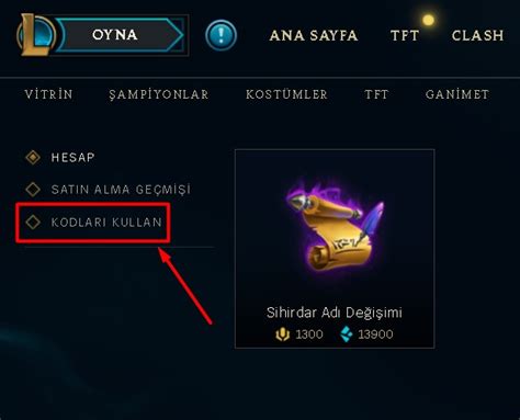 League of Legends Kodlar Nasıl Kullanılır RP Kodu Nereye Yazılır