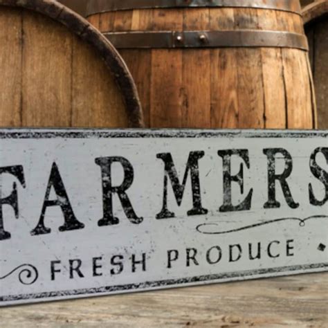 Farmers Market Signs Etsy
