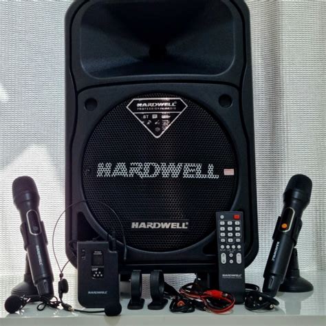 Jual Speaker Aktif Watt Portable Hardwell Powerfull Pro Powerful