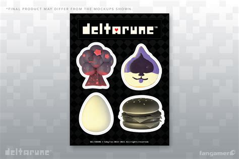 DELTARUNE - DELTARUNE NPC Sticker Sheet - Fangamer