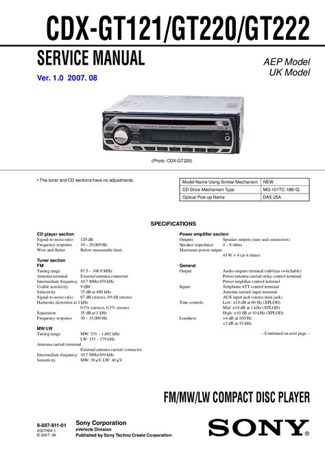 Diagram Wiring Cdx Stereo Diagram Car Sony Gtr Mydiagram Online