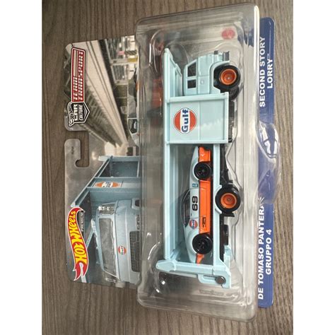 Hot Wheels Team Transport De Tomaso Pantera Gruppo 4 Gulf Shopee Malaysia