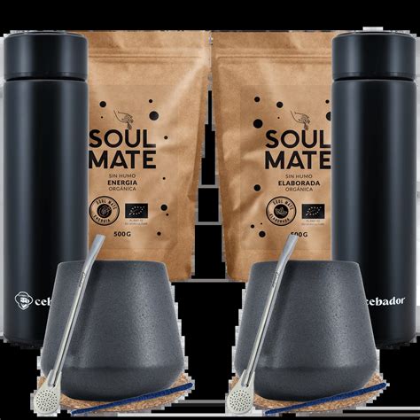 Yerba Soul Mate Thermos Set For Two 1000g Sets Yerba Mate Tea Sets