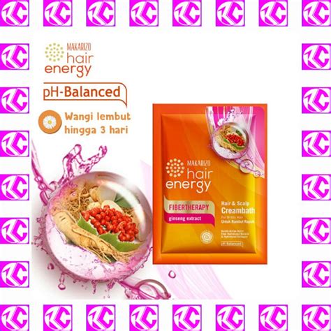 Jual Makarizo Hair Energy Fibertherapy Scalp Creambath Ginseng Extract