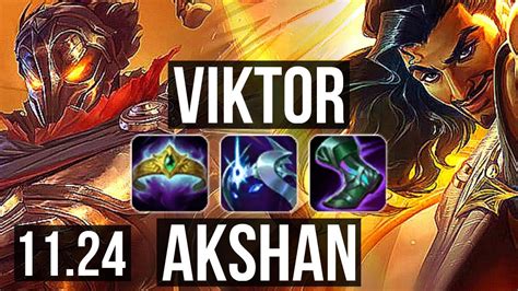 Viktor Vs Akshan Mid 68 Winrate 7 Solo Kills Euw Grandmaster