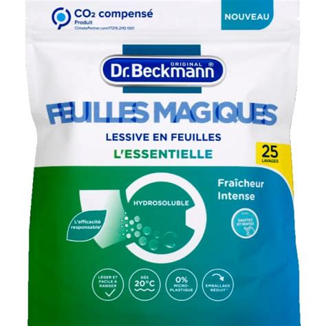 Docteur Beckmann Lessive L Essentiel Feuilles Magiques Monoprix Fr