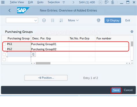 How To Create Purchasing Groups In SAP Hana SAP Tutorial