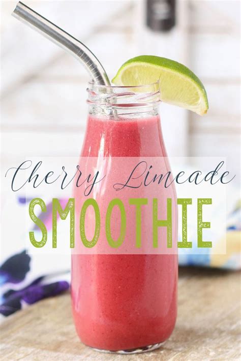 Cherry Limeade Smoothie Recipe Cherry Limeade Peach Smoothies