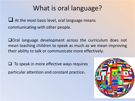 Oral Language Assessment Ppt