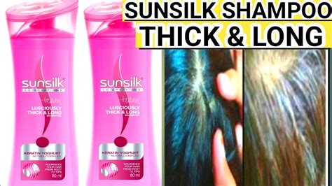 Sunsilk Shampoo Thick And Long With Yoghurt Proteinsunsilk Shampoo