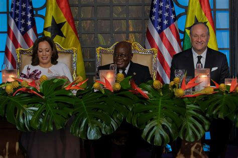 Kamala Harris Exhorts Africans To Innovate Empower Women In Ghana