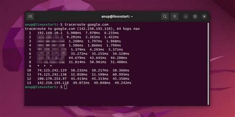 How To Install And Run Traceroute On Ubuntu Linux Start