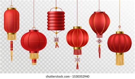 Chinese Lanterns Japanese Asian New Year Stock Vector (Royalty Free ...