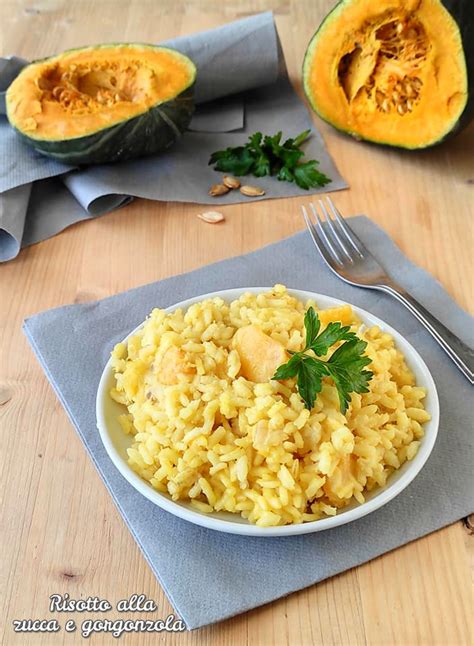 Risotto Alla Zucca E Gorgonzola Arte E Fantasia A Tavola