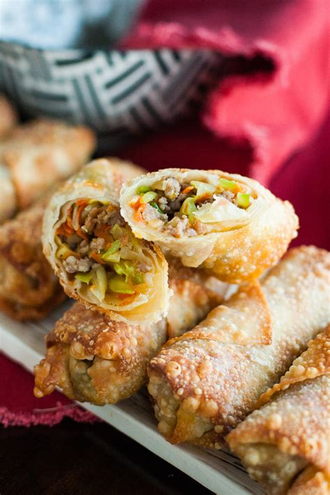 Homemade Chinese Pork Egg Rolls Recipe Beautiful Life And Home