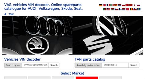 Access etka.cc. Online VAG spare parts catalog, Volkswagen, Audi, Skoda ...