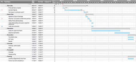 Remodel Project Plan Template