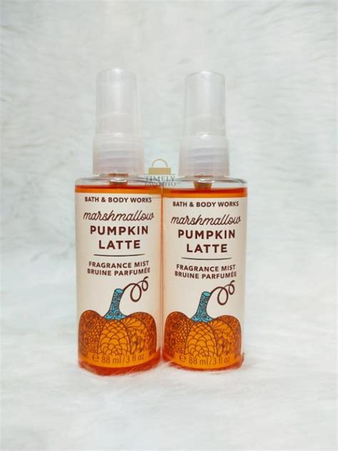 BBW Marshmallow Pumpkin Latte Fine Fragrance Mist 88ml Travel Size