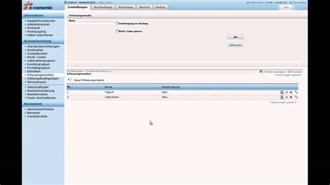So Erstellen Sie Eine Neue Buchungsmaske In E Conomic Youtube