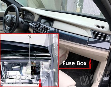 Fuses And Relays Bmw 7 Series F01 F02 2008 2015