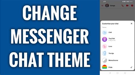 How To Change Facebook Messenger Chat Theme In 2022 Youtube