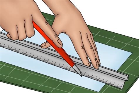 How To Cut Straight Lines With A Safety Rule Wonkee Donkee Tools