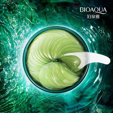 Bioaqua 60pcs Seaweed Hydrating Moisturizing Eye Mask Anti Aging Eye Patches Collagen Against