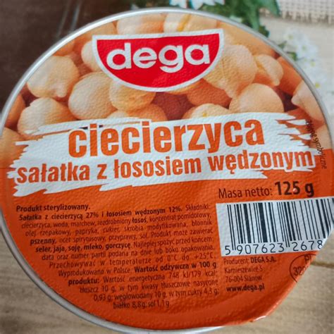 Ciecierzyca Salatka Z Lososiem Wedzonym Dega Kalorie Kj A Nutri N