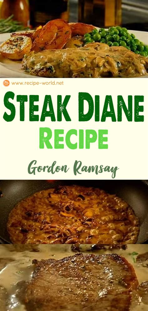 Steak Diane - Gordon Ramsay - Recipe World