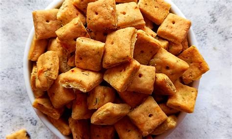 Cheese Crackers Recipe | Easy Snack Recipe - Candid Treat