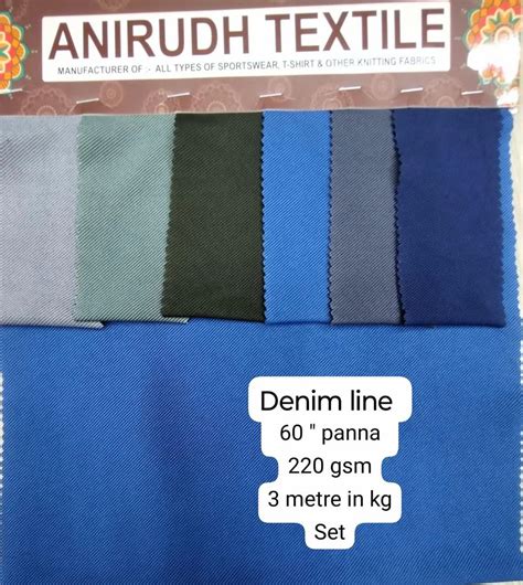 Denim Line Lycra Febric Gsm Kg Price Packaging Type Roll At Rs