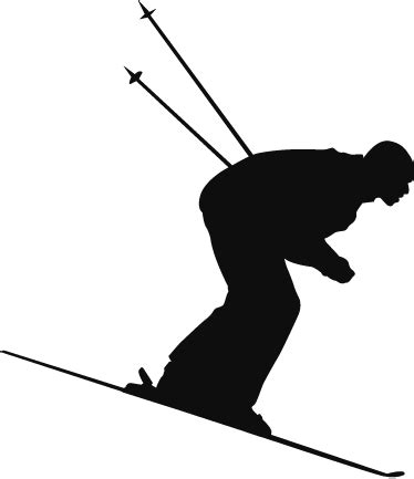 Skier Silhouette - ClipArt Best