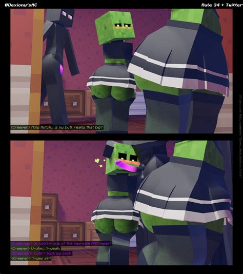 Rule 34 3d Ass Balls Black Body Blush Creeper Dexionysmc Enderman