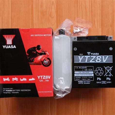 Promo AKI MOTOR YAMAHA XMAX NMAX AEROX 155 YUASA YTZ8V ORIGINAL AKI