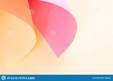 Abstract Geometric Light Pink And Pastel Shades Blank Paper Background