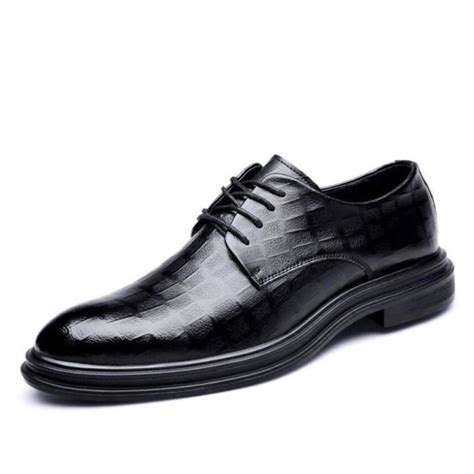 Chaussures En Cuir Richelieu Homme Soulier Habillées Chaussures De Chaussures 2021 Nouveau