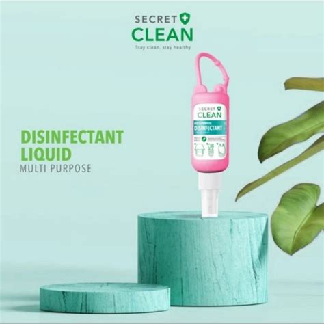 Jual SECRET CLEAN MULTI PURPOSE DISINFECTANT 60ml Silicone Shopee