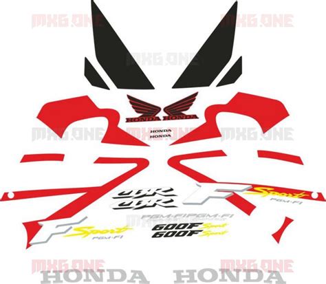 Honda Cbr 600 F Sport Stickers Set Mxgone Best Moto Decals