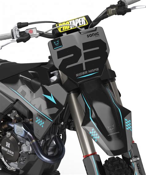 Husqvarna HOLESHOT Graphics Kit Grey OMXGraphics