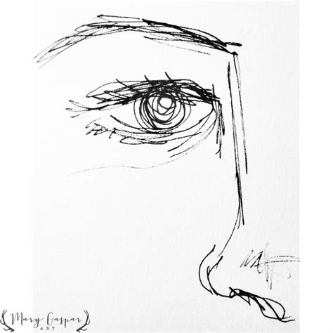 Half Face Drawing At Getdrawings Free Download