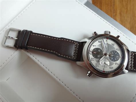 Fs Iwc Spitfire Double Chronograph Iw Lnib Only Months Old