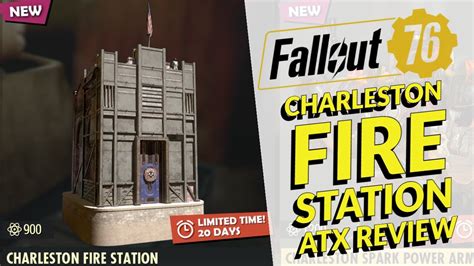 Charleston Fire Station Atom Shop Review Fallout 76 YouTube