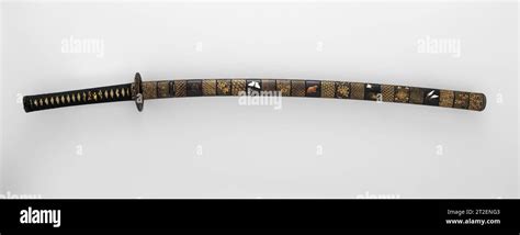 Blade And Mounting For A Sword Katana Japanese Blade 17th Century Moun