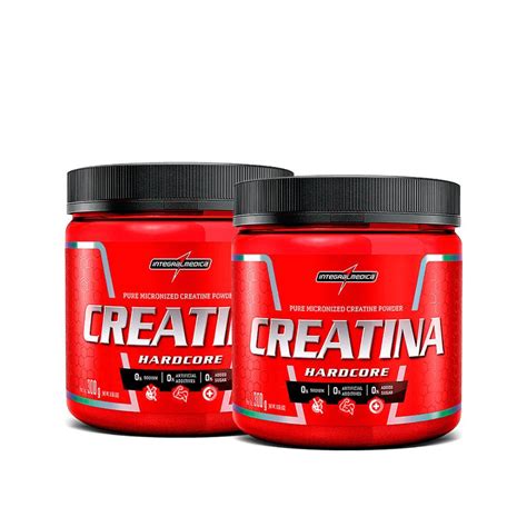 Kit 2x Creatina Hardcore Reload 300g Integralmédica no Shoptime