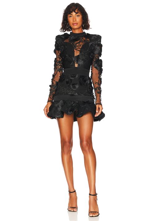 Zhivago Vendetta Mini Dress In Black Revolve