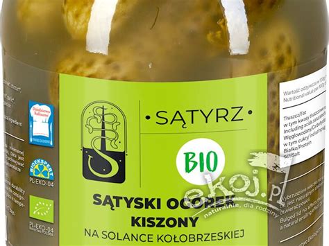 Ogórki sątyskie kiszone BIO 880g Sątyrz sklep internetowy Poznań