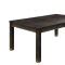 Sania Cm Bk T Dining Table Pc Set In Antique Black W Options