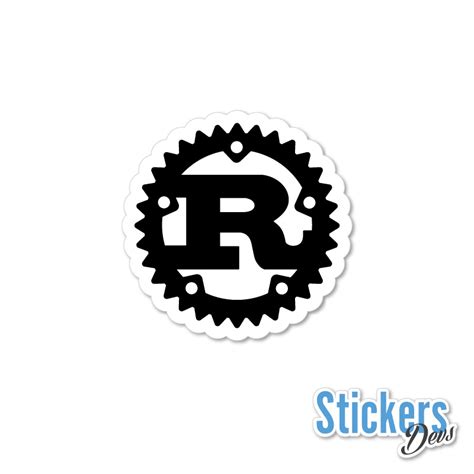 Rust Sticker Adesivo Stickers Devs