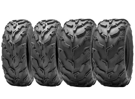 Bmtbuy Full Set 4 25x8 12 25x10 12 Atv Utv Tires 6ply Heavy Duty All